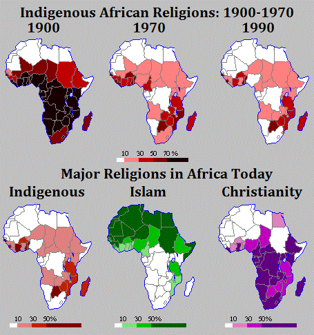 Religions In Africa 1900 Today The Decolonial Atlas