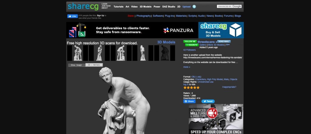 Top Sites For Free 3d Models For Procreate