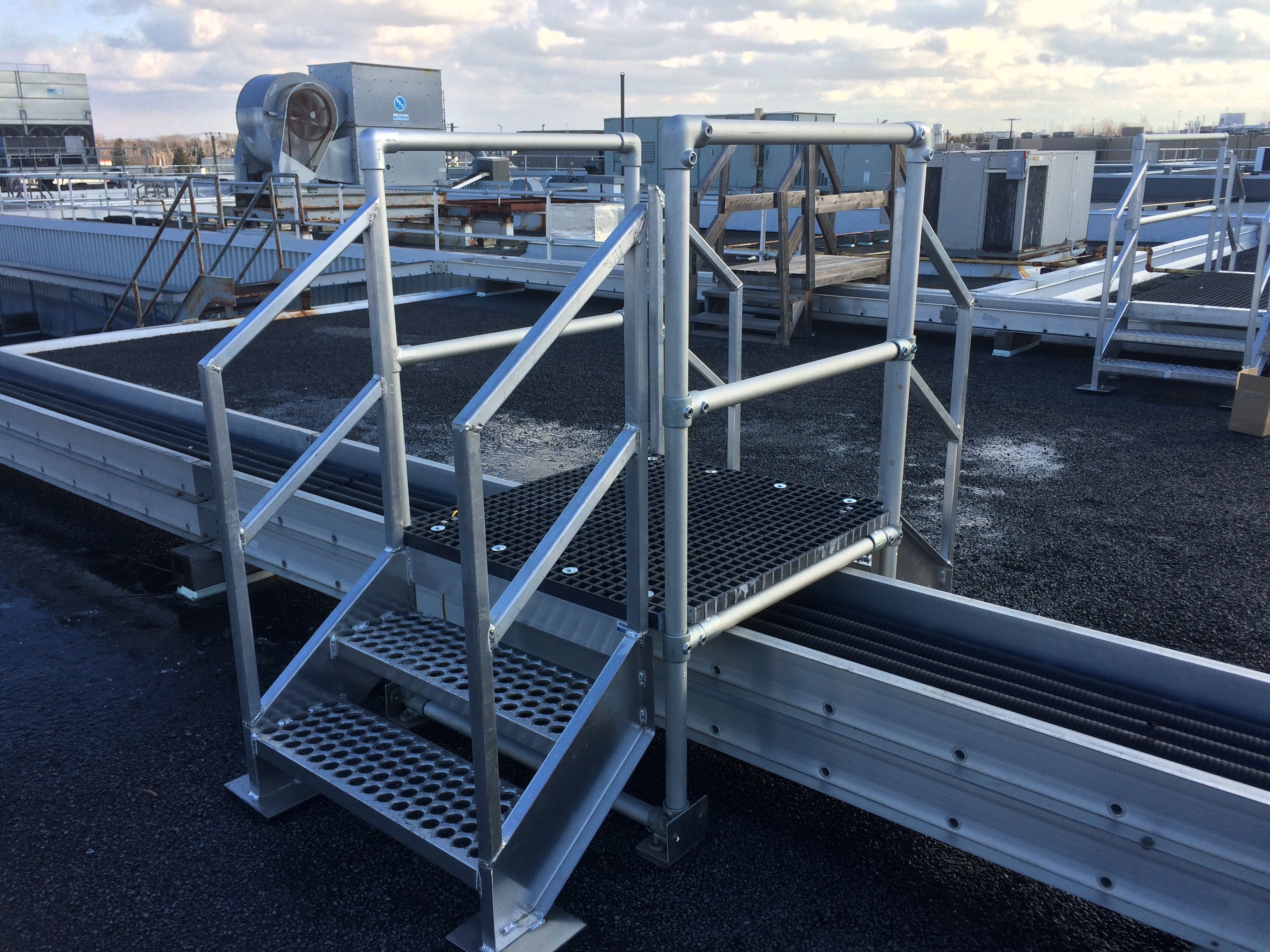 Passerelle de franchissement et saut de loup : Comment éviter les accidents  sur un toit ? | Delta Prévention