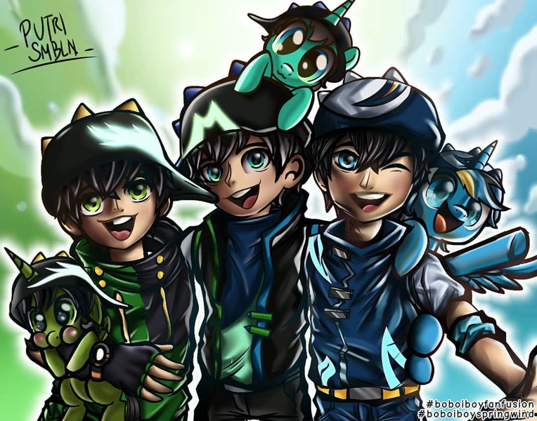 2399413 Safe Artist Cokelatbasii Alicorn Pony D Abstract Background Alicornified Boboiboy Clothes Fingerless Gloves Gloves Helmet Holding A Pony Horn Human Ponidox Male One Eye Closed Open Mouth Ponified Puffy Cheeks Race