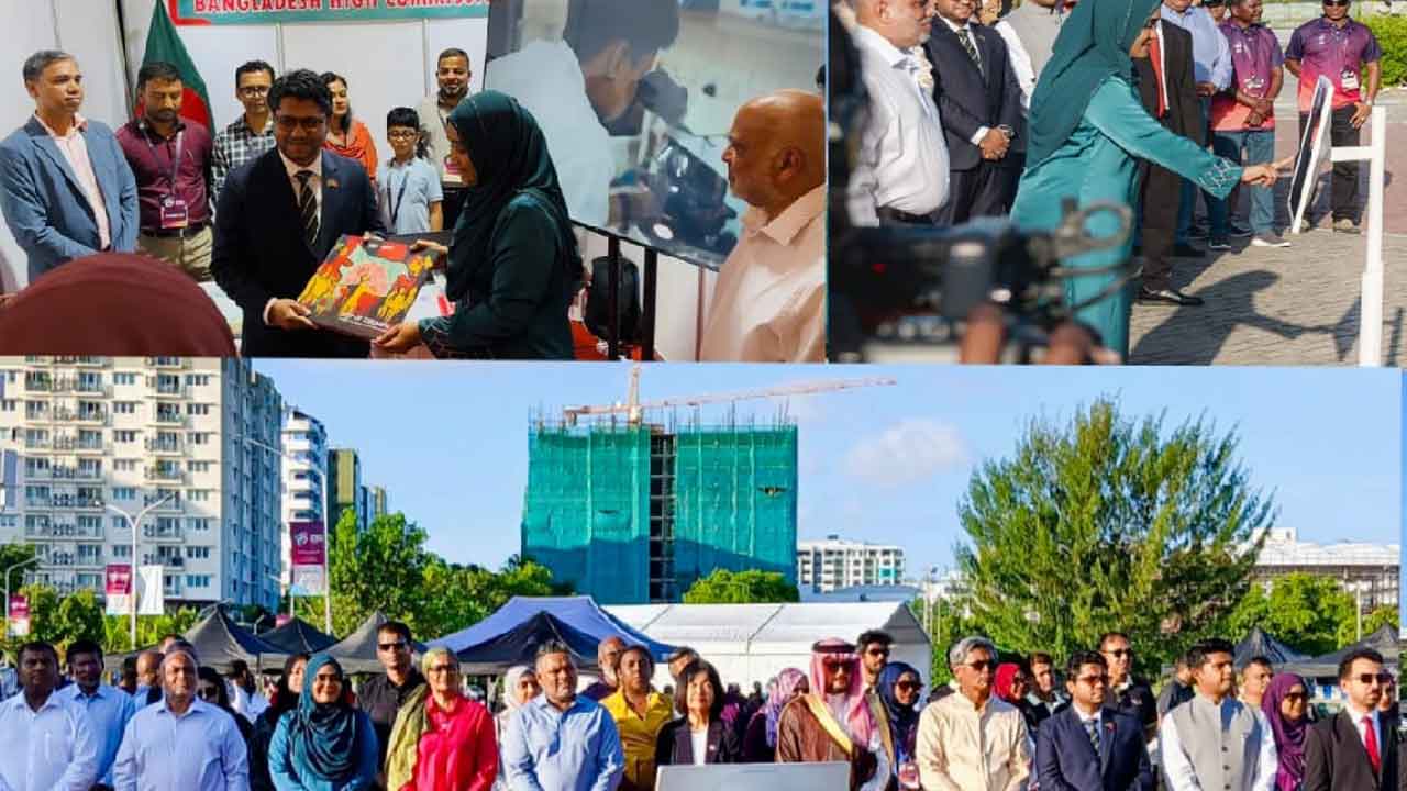 মালদ্বীপে অনুষ্ঠিত ‘ভারা এক্সপো ২০২৫’-এ বাংলাদেশের অংশগ্রহণ, শিক্ষাক্ষেত্রে প্রশংসা ফার্স্ট লেডির