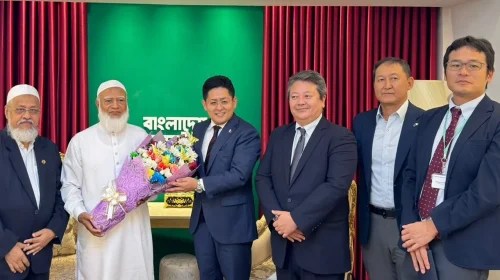 জাপান প্রতিনিধি দল জামায়াতে ইসলামীর আমিরের সঙ্গে বৈঠক করেন