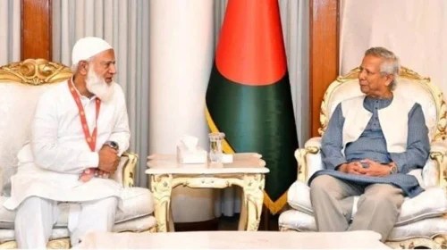 প্রধান উপদেষ্টা অধ্যাপক ইউনূসের সঙ্গে বৈঠকে যমুনায় জামায়াত আমির শফিকুর রহমান