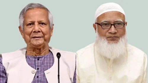 জামায়াত আমির শফিকুর রহমানকে প্রধান উপদেষ্টার অভিনন্দন