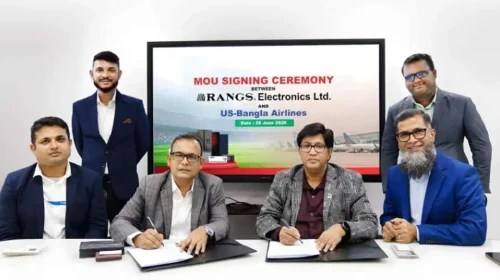 ইউএস-বাংলা ও র‍্যাংগস ইলেকট্রনিক্সের চুক্তি সই এবং গ্রাহকদের জন্য বিশেষ ছাড় ঘোষণা