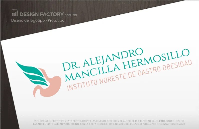Diseno De Logo Para Medico Gastroenterologo Design Factory Mexico