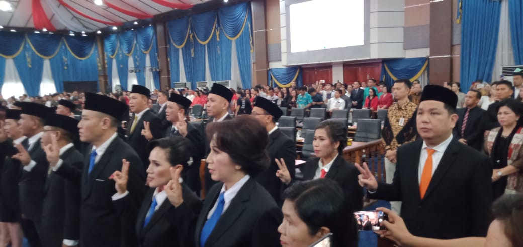 Pelantikan 40 Anggota DPRD Kota Manado Periode 2019 - 2024 - Detik Manado