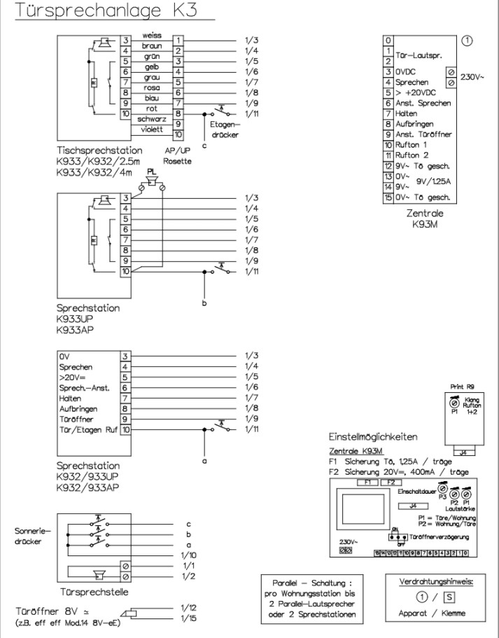 K3 Wiring Diagram