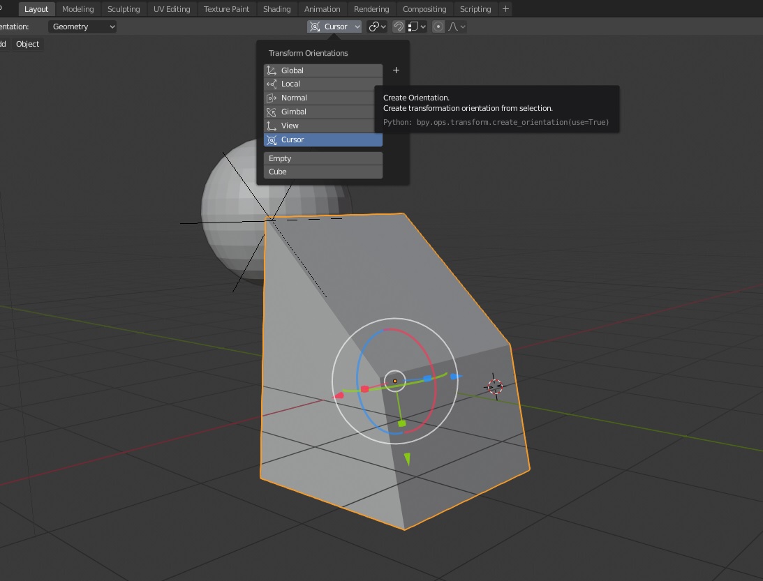 3d Cursor Custom Orientation User Feedback Blender Developer Talk