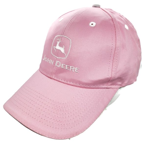 John Deere Accessories Pink John Deere Tractor Hat Embroidered Logo Cute Poshmark