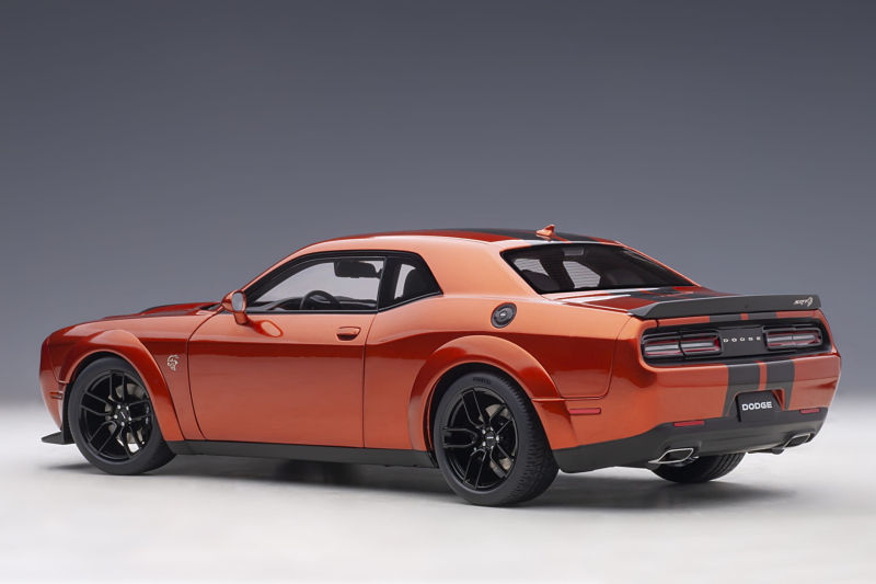Autoart New Dodge Challenger Srt Hellcat Widebody Go Mango Diecastsociety Com