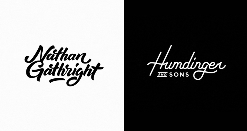 Gorgeous Animations Of Hand Lettered Logos Where Every Frame Is Hand Drawn