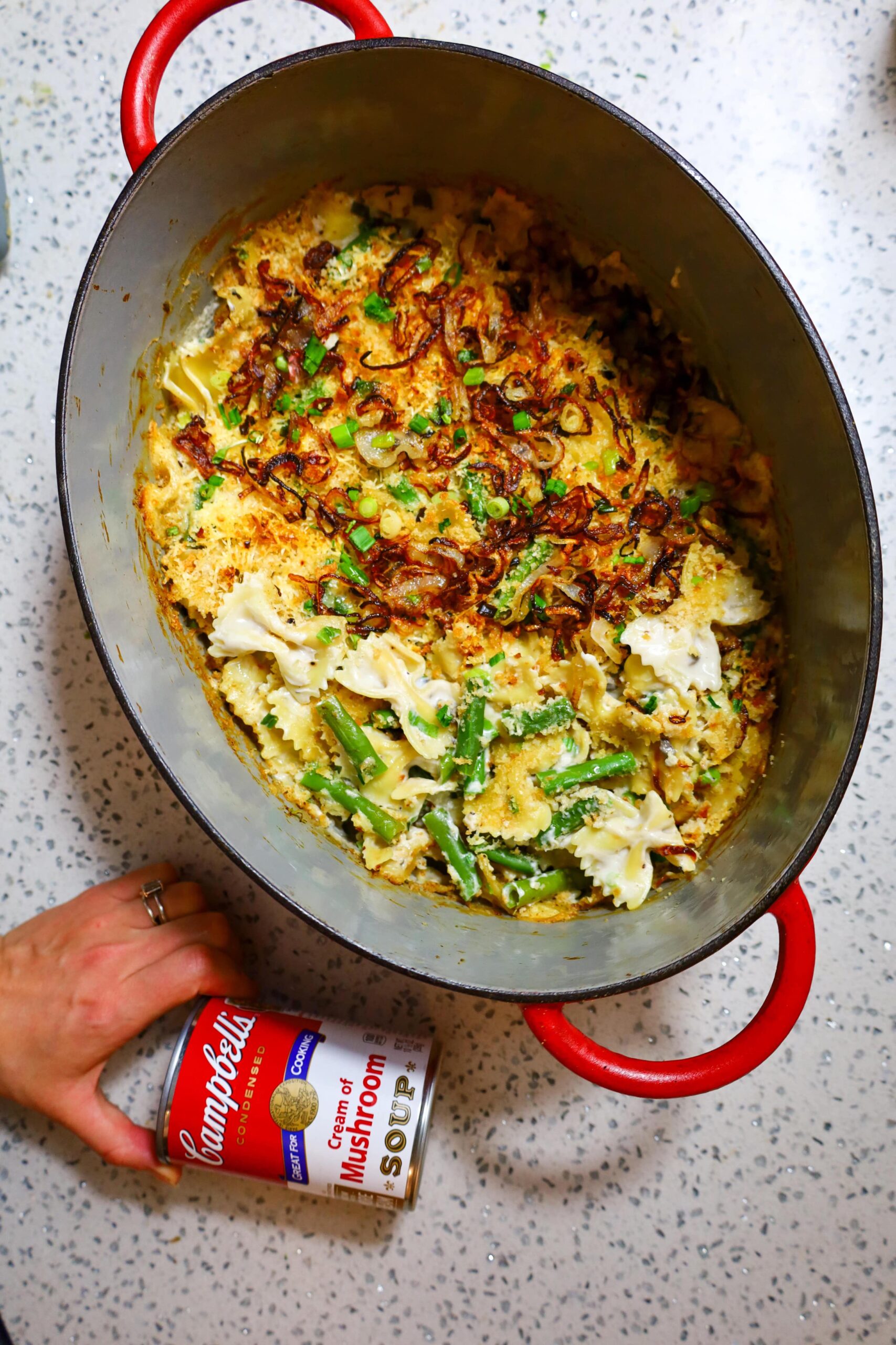 Green Bean And Cream Of Mushroom Soup Casserole