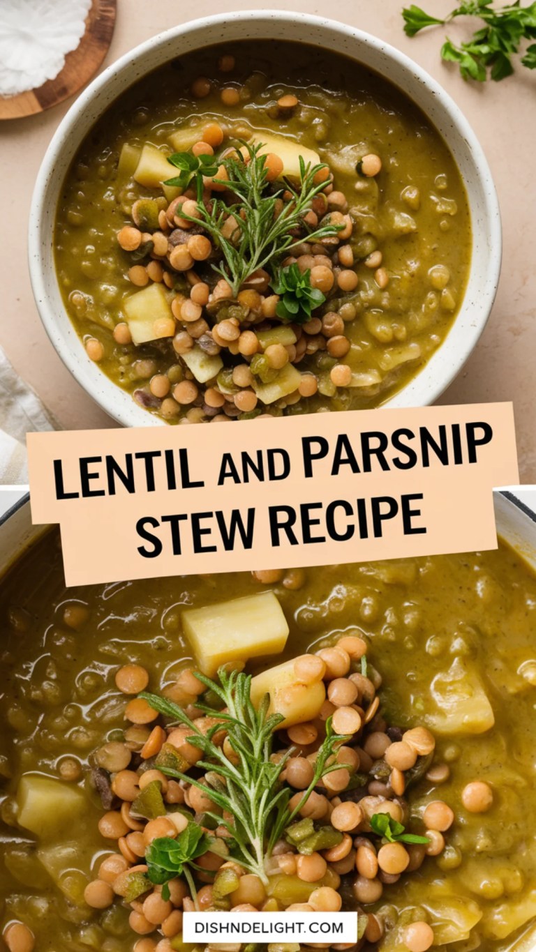 Lentil and Parsnip Stew Recipe