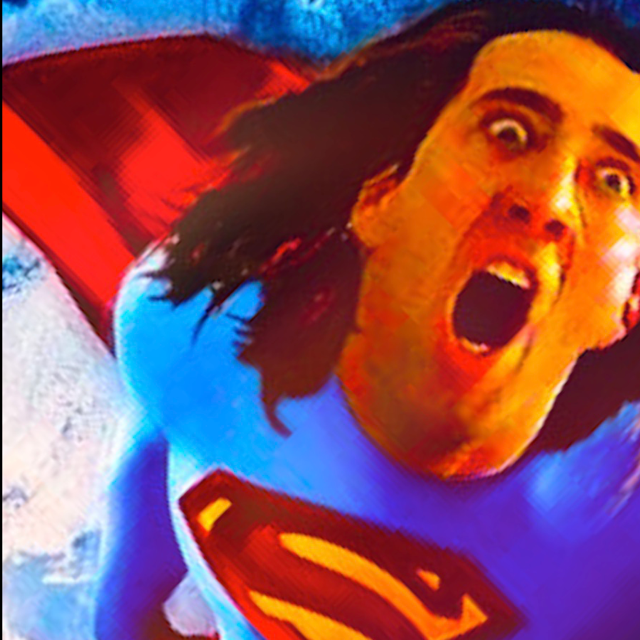 Superman Lives Nicolas Cage Poster Dizaster In A Halo