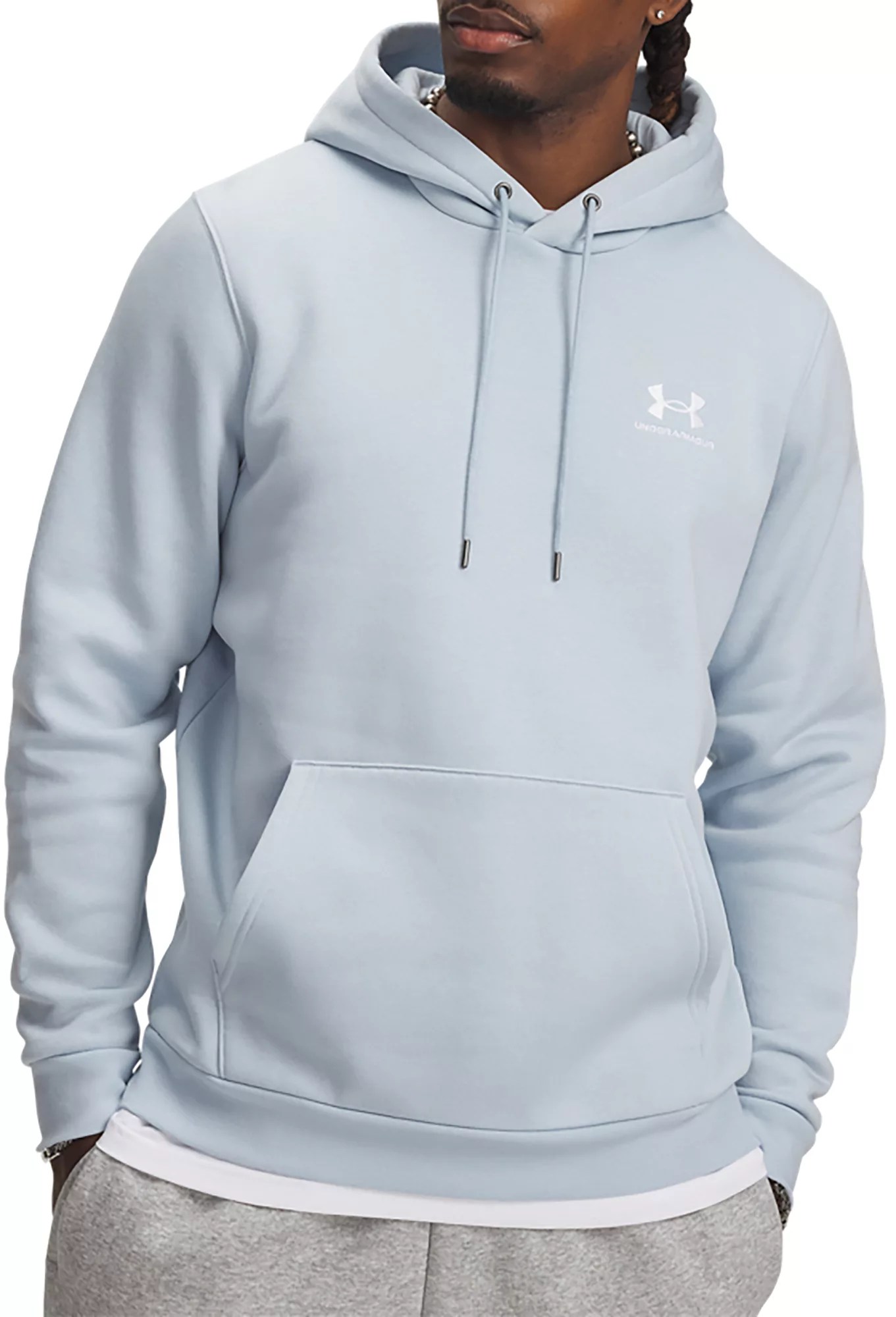 Under Armour Men’s Icon Fleece Hoodie   (Orange Bloc Light Heather  for .97, Fade Green  .9)