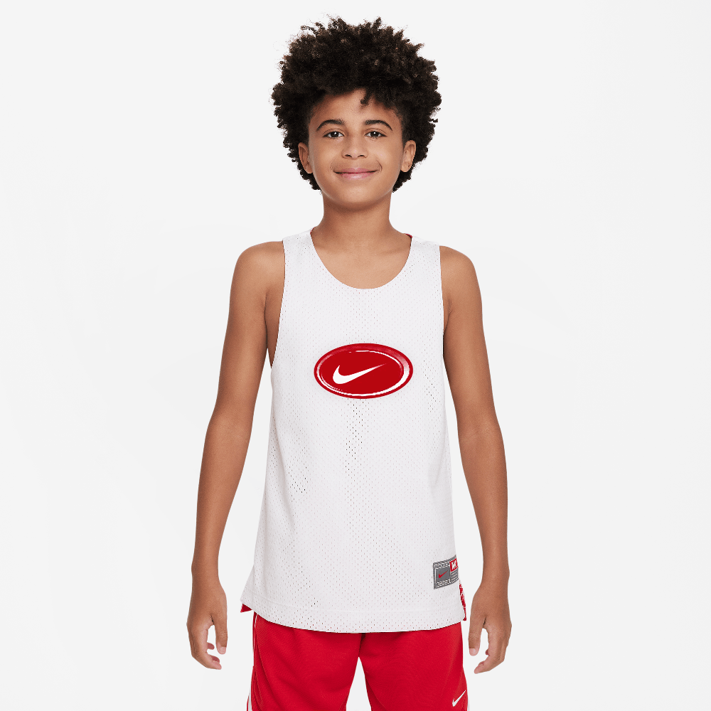 Nike Culture of Basketball Older Kids‘ Reversible Jersey White/University Red/University Red