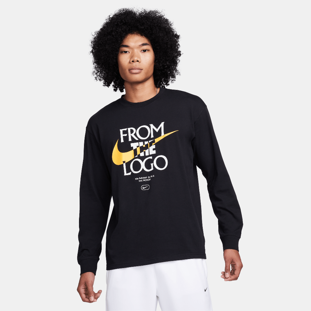 Nike Max90 Men’s Long-Sleeve Basketball T-Shirt Black Nike Max90 Men’s Long-Sleeve Basketball T-Shirt Black
