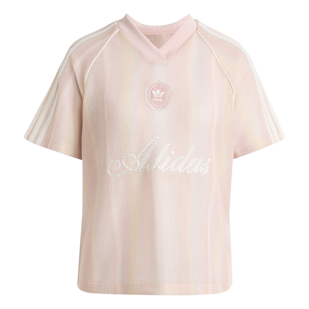 Adidas Originals Summer Glow Knitted Oversized Jersey Pink Adidas Originals Summer Glow Knitted Oversized Jersey Pink