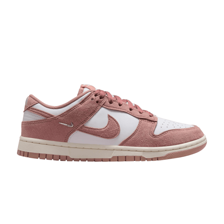 Nike Dunk Low Rose Whisper Gold Mini Swoosh (Women’s)