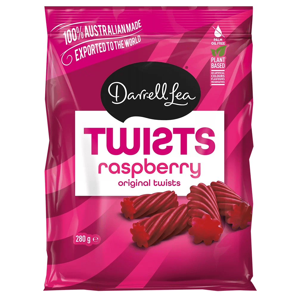 Raspberry twists