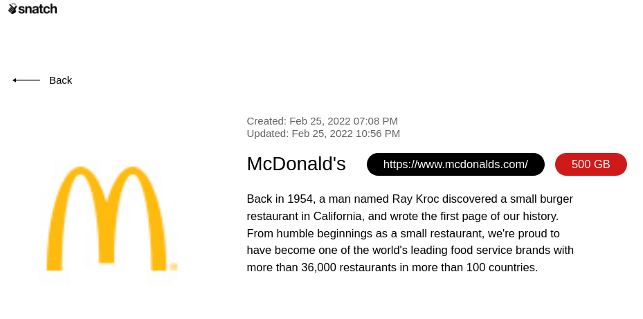 Mcdonald's, Il Gruppo Ransomware Russo Snatch Rivendica Il Furto Di 500 Gb Di Dati - Cyber Security 360 461_x_929_webp