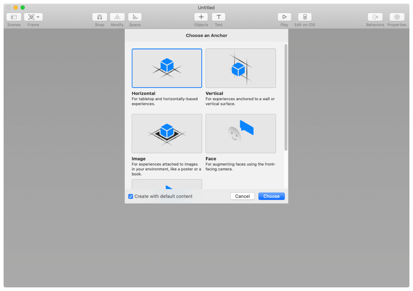 Creating 3d Content With Reality Composer Apple Developer Documentation