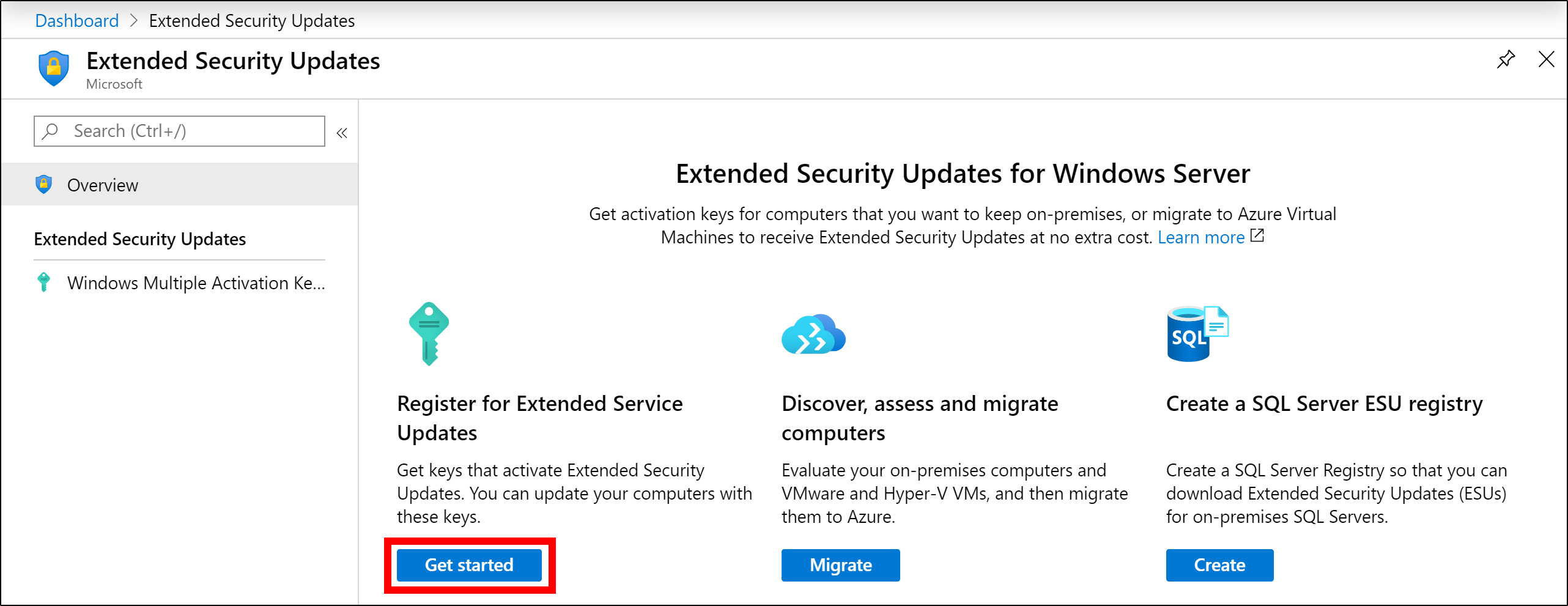 How To Use Extended Security Updates Esu For Windows Server Microsoft Docs
