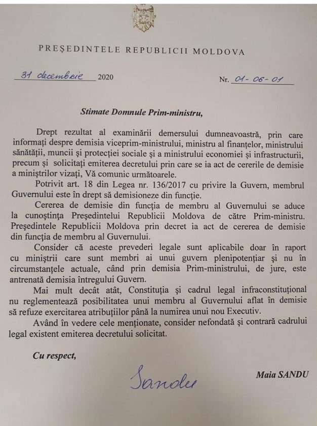Doc DumbrÄveanu Usatii Èi PuÈcuÈa RÄman In FuncÈii Maia Sandu A Refuzat Demisia Celor Trei MiniÈtri