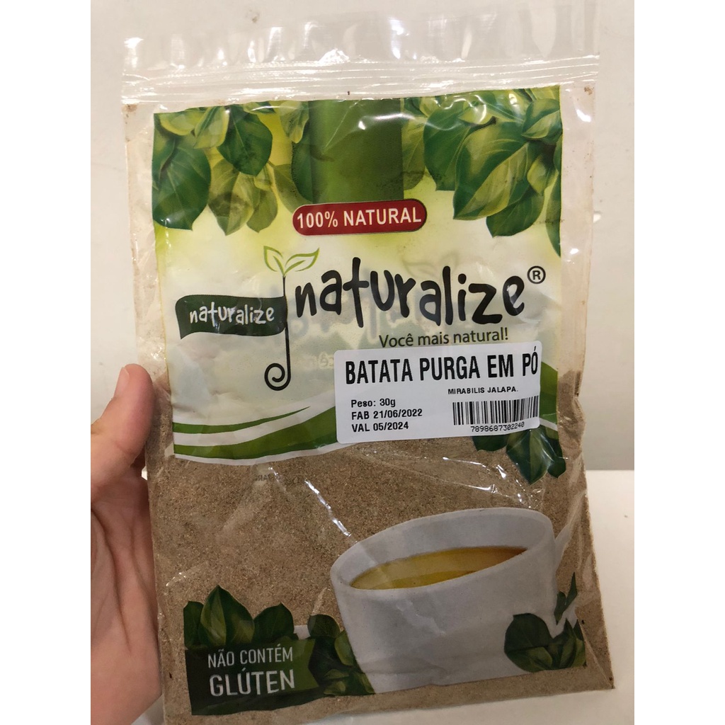 batata de purga em pó