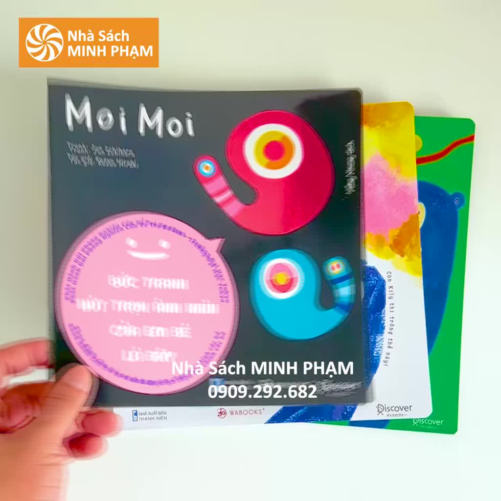 Sách – Bộ 3 Cuốn Ehon Moi Moi Và Những Người Bạn – Dành Cho Bé 0-3 Tuổi – Giúp Bé Ngừng Khóc