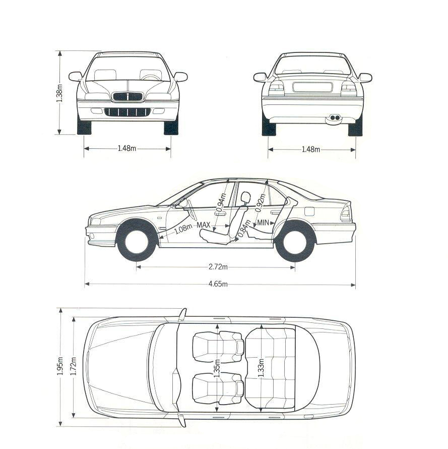 Rover 600 Blueprint Free For Modeling Rover 600 Blueprint Free For Modeling