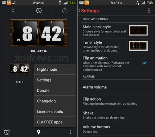 3d Retro Flip Clock Is A Beautiful Free Clock App For Android Phones And Tablets Droidviews