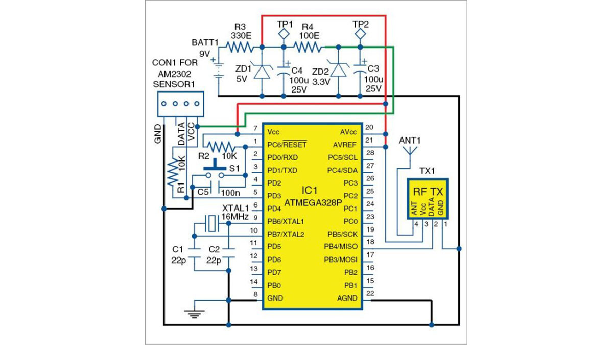Microcontroller Projects Circuit Diagram