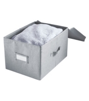 Cube de rangement polyester gris codi au meilleur prix | E.Leclerc