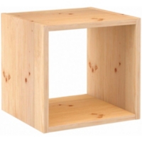 Cube de rangement en pin massif Dinamic Simple au meilleur prix | E.Leclerc