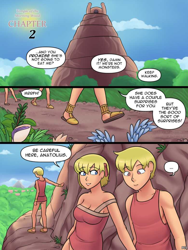 Temple of the morning wood porn comic