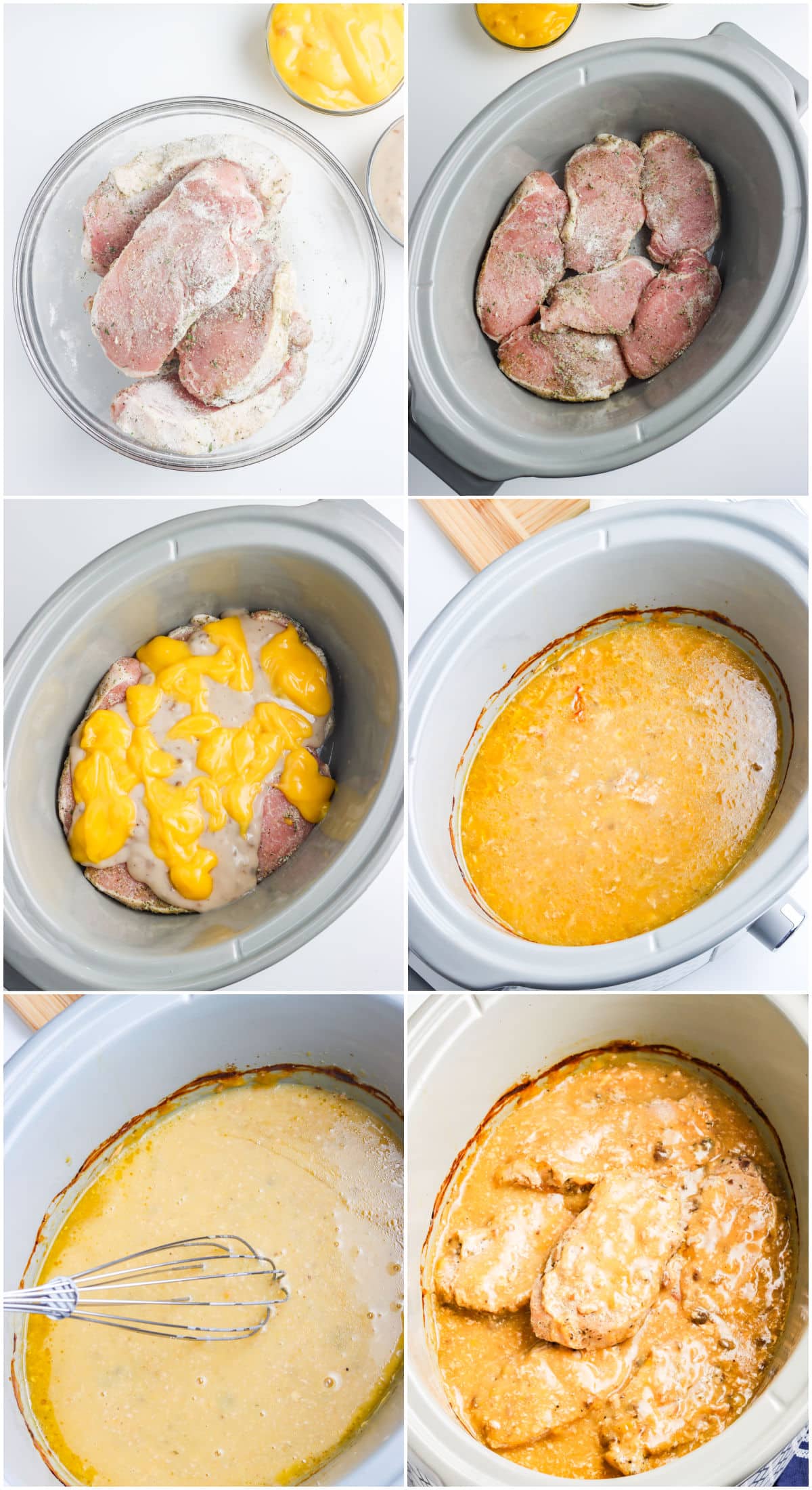 A picture collage showing how to make this recipe.