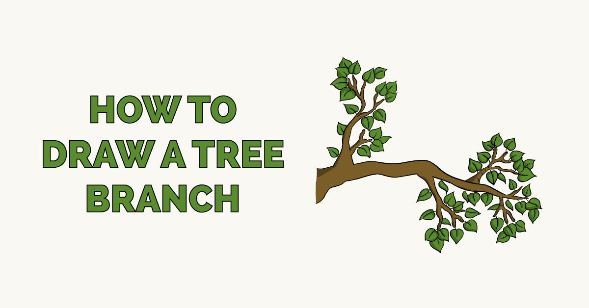 How To Draw A Tree Branch Really Easy Drawing Tutorial