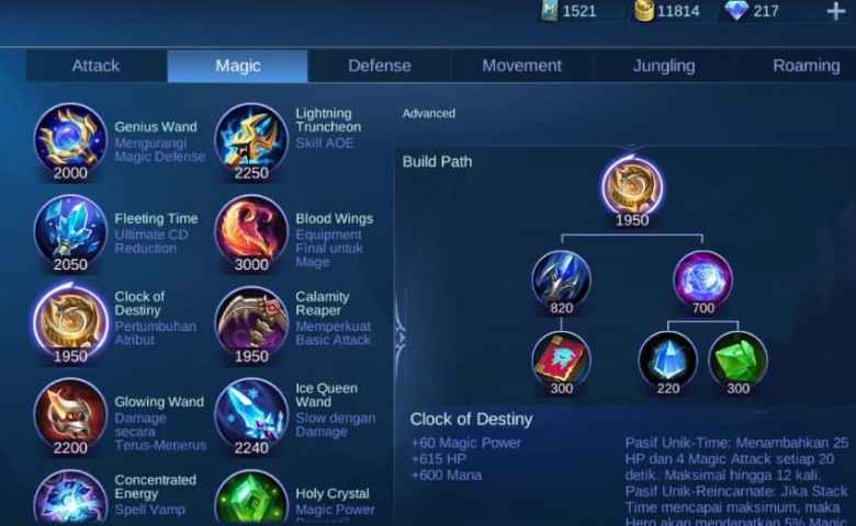 Rekomendasi Build Nana Tersakit Mobile Legends 2021