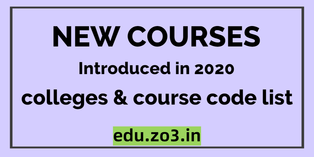 Which Btech Colleges Have Introduced New Branches Full Details Of Available Seats Edu Zo3
