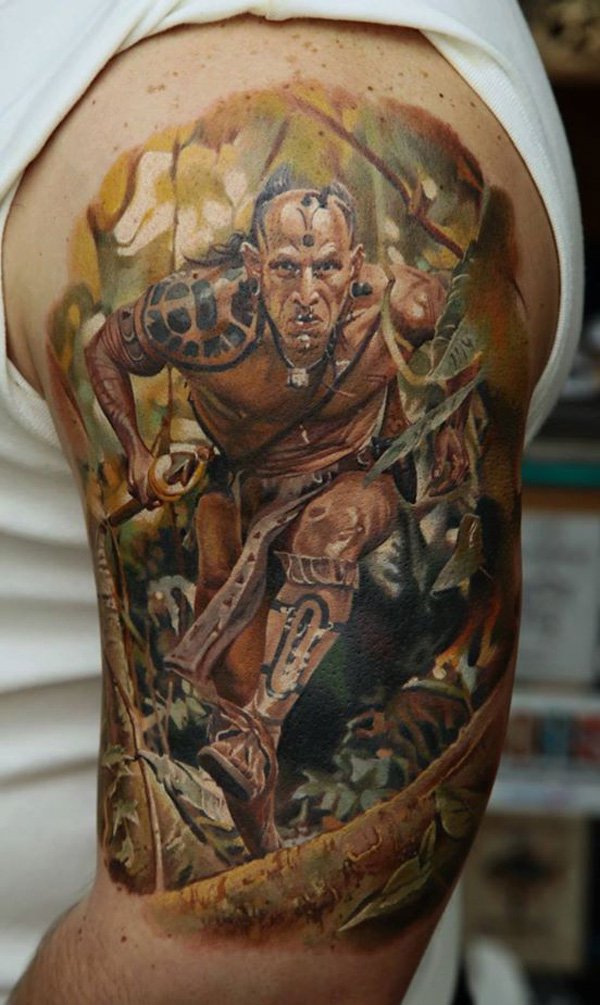 Fighting Warrior Tattoos - Ego - Alterego 1005_x_600_jpg