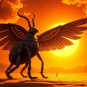 Khepri: The Beetle God and the Rising Sun