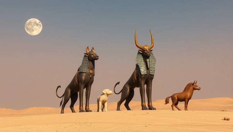The Moon and the Sacred Animals of Ancient Egypt
