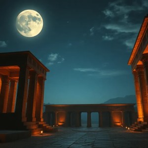 The Moonlit Temples: Sacred Spaces in Ancient Egypt