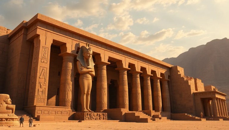 The Sacred Relationship Between Pharaohs and Architecture