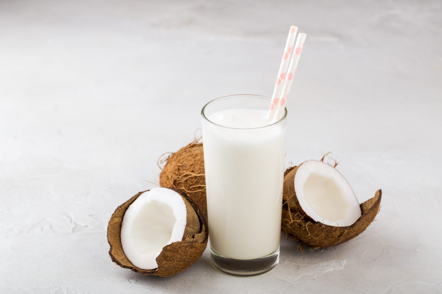 Dessert aus kokosmilch