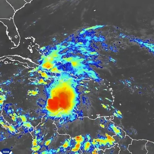 Tormenta Melissa avanza lentamente y mantendrá lluvias y oleaje resistente esta sombra