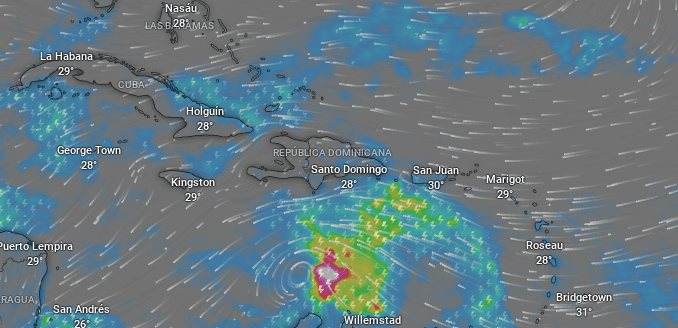 Se forma tormenta tropical Melissa sobre el Mar Caribe con aventura para RD