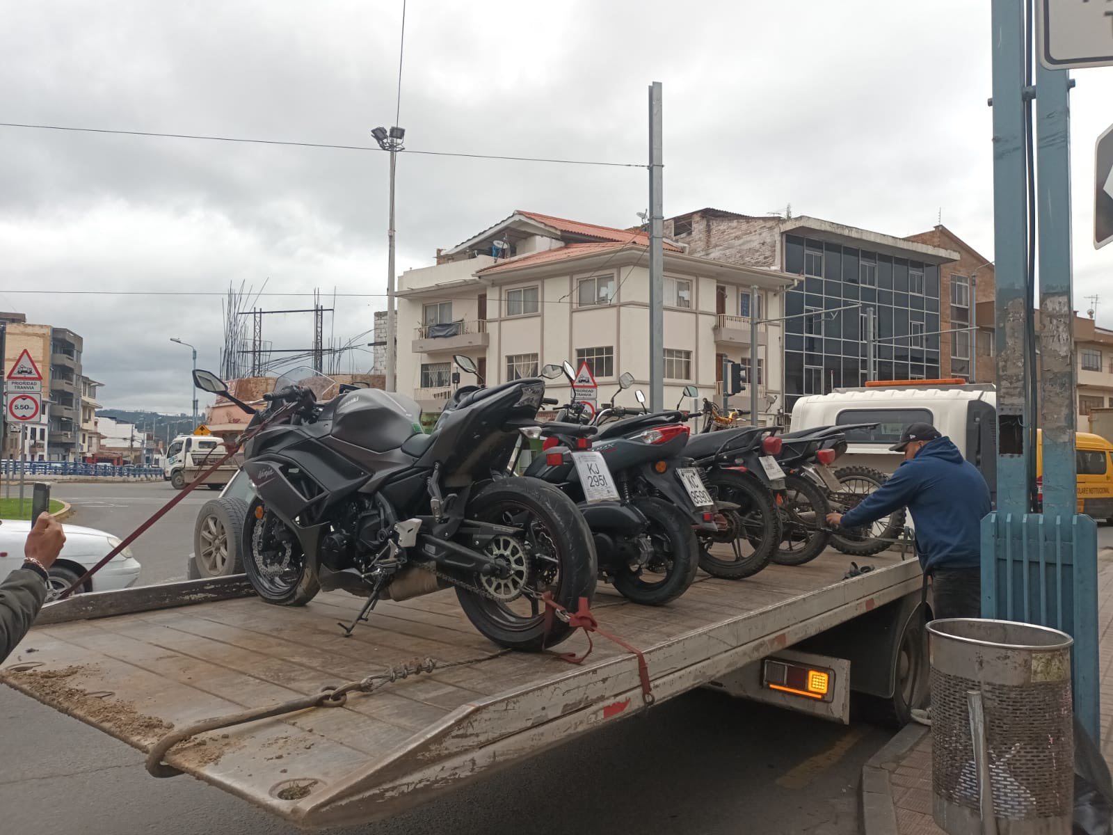 109 motos retenidas tras operativos ejecutados en Cuenca